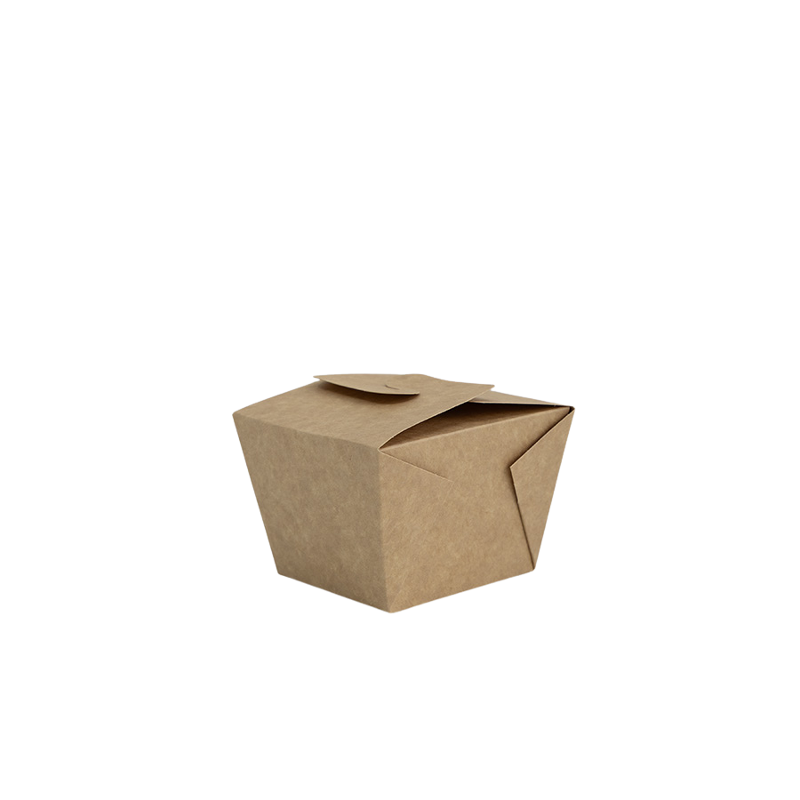 TAKEAWAY BOX / KB 500 ML KRAFT PLASTIC FREE
